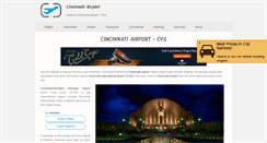 Desktop Screenshot of cincinnati-airport.com